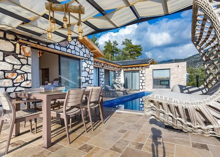 Villa Islamlar Village 2 Bedroom - Private Outdoor And Indoor Pool Kalkan