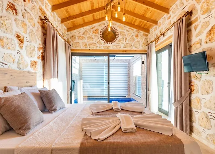 Islamlar Village 2 Bedroom - Private Outdoor And Indoor Pool * Kalkan