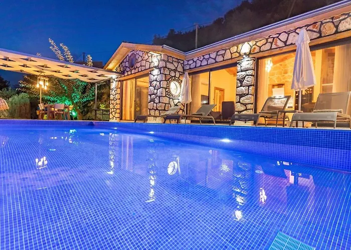 Villa Islamlar Village 2 Bedroom - Private Outdoor And Indoor Pool Kalkan