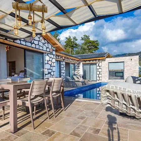 Vila Islamlar Village 2 Bedroom - Private Outdoor And Indoor Pool Kalkan