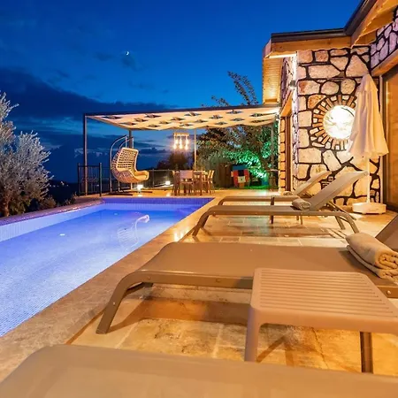 Vila Islamlar Village 2 Bedroom - Private Outdoor And Indoor Pool Kalkan